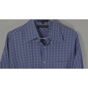 Tommy Hilfiger Blue Button Down Shirt 16‎  32 33 L